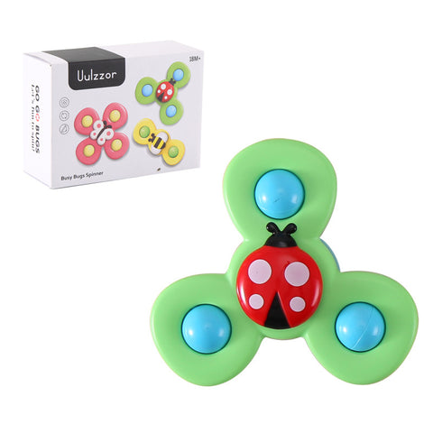 Kinder Gyro Insekt Sucker Spinner Rassel Bad Bad Spielzeug Tisch Abendessen Beschwichtigen Spielzeug für Baby Kleinkinder