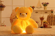 Bunter LED-Teddybär, Kuscheltier, Plüschtier