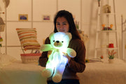 Bunter LED-Teddybär, Kuscheltier, Plüschtier