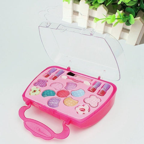 Neu Pretend Play Mädchen Kosmetik Kit Spielzeug Make-Up Set Vorschule Kind Schönheit Spielzeug Umwelt Sicherheit Spielzeug Für Kinder Make-Up Spielzeug